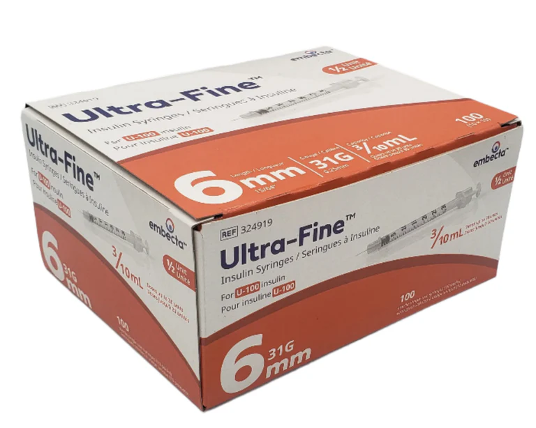 0.3 mL 31G Insulin Syringe