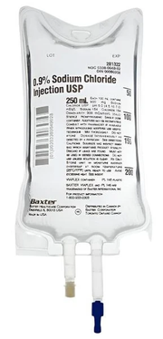 0.9 percent Normal Saline 250 mL