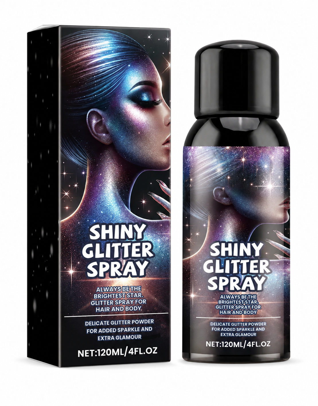 Luminous Body Shimmer Spray for Hair, Face & Body
