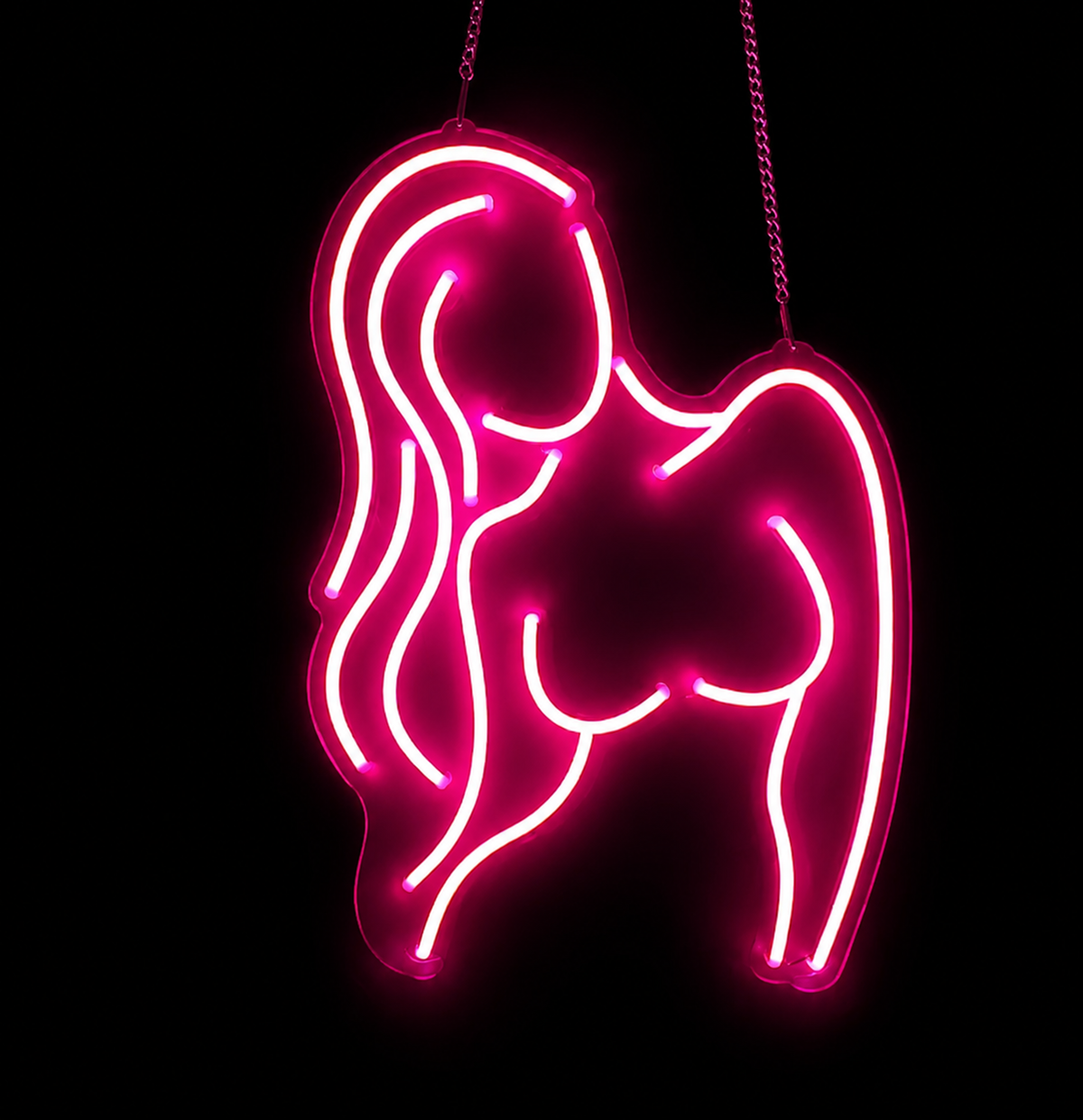 Female Body Line LED Neon Sign