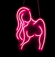 Female Body Line LED Neon Sign