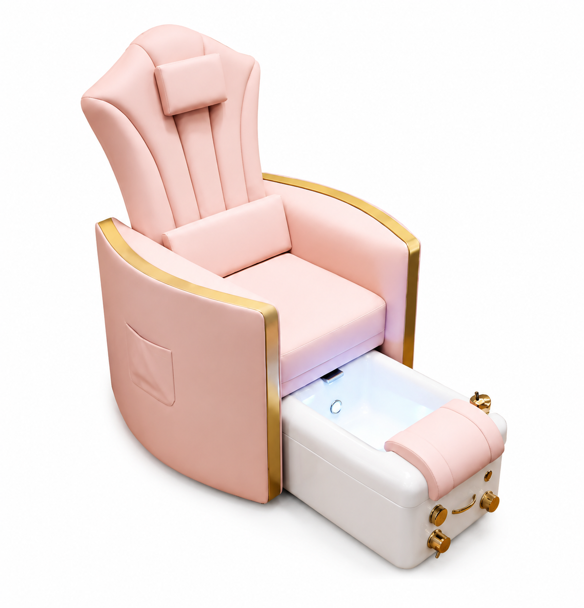 Blush & Gold Multi-Service Salon Spa Chair