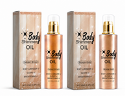 Shimmer Body Oil – Hydrating, Long-Lasting Glow in Bronze Gold or Golden Brown