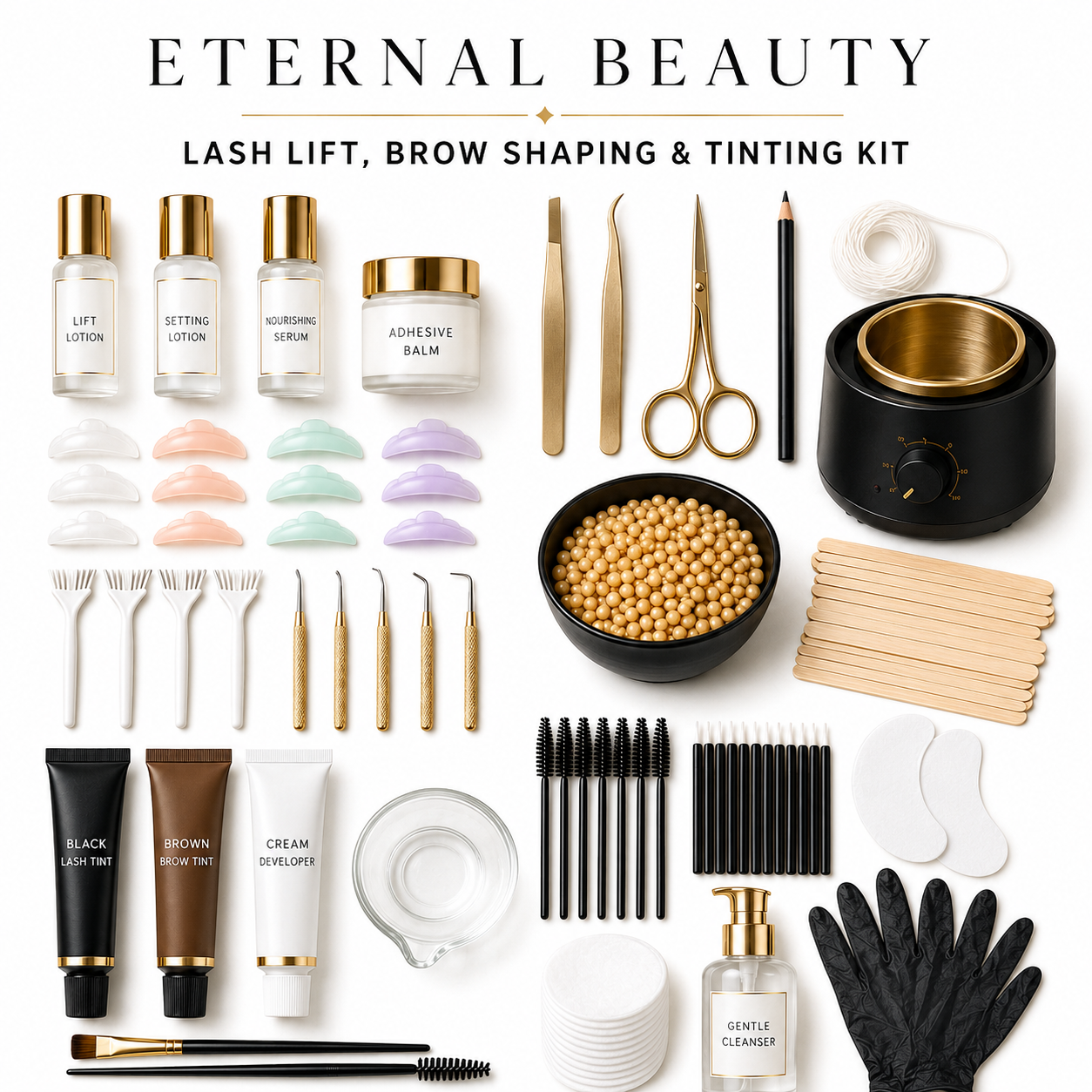 Eternal Beauty Lash Lift, Brow Shaping & Tinting Student Kit