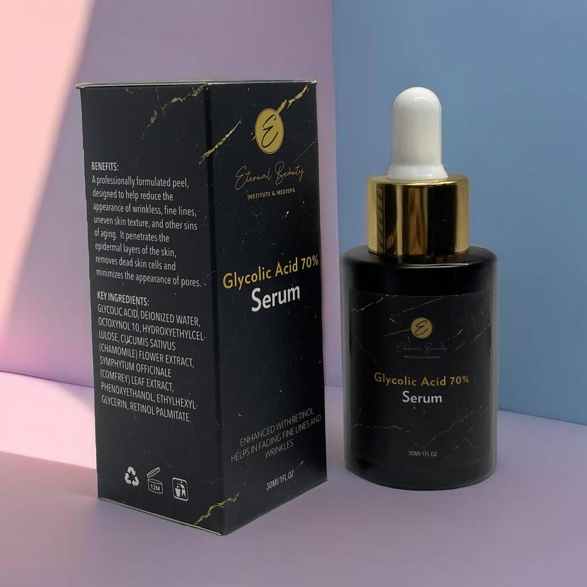 Glycolic Acid 70% Serum Enhanced with Retinol