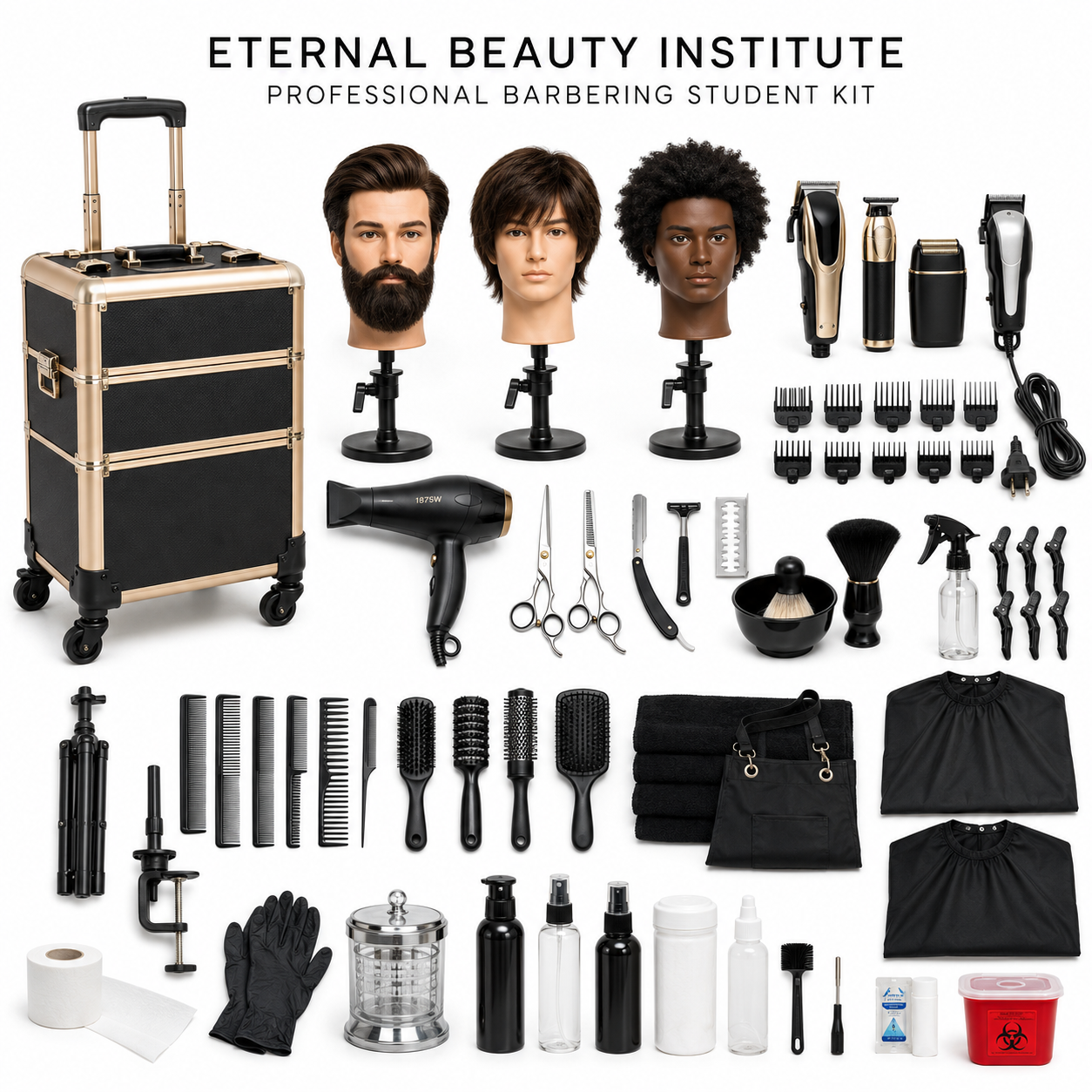 Professional Barbering Student Kit