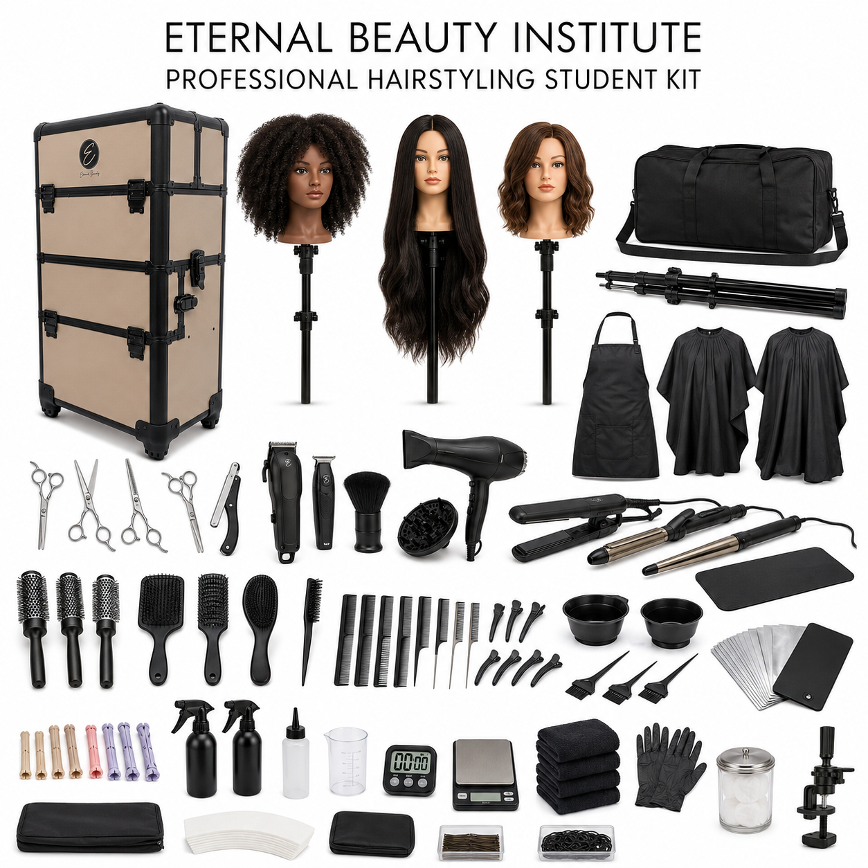 Professional Hairstyling Student Kit
