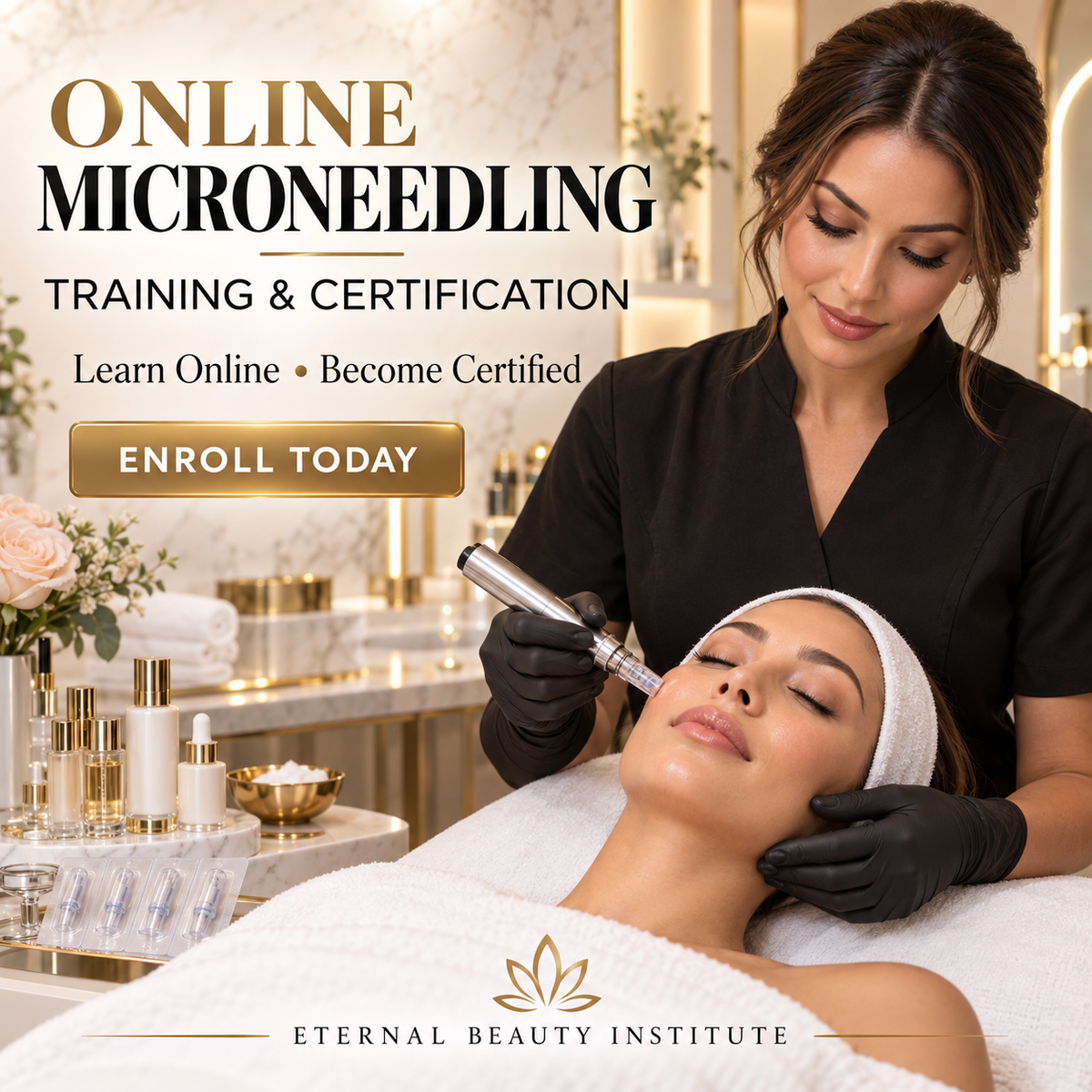 Online Microneedling Training & Certification — Eternal Beauty Institute