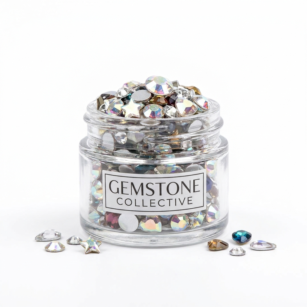 4500PCS Nail Gems with Crystals