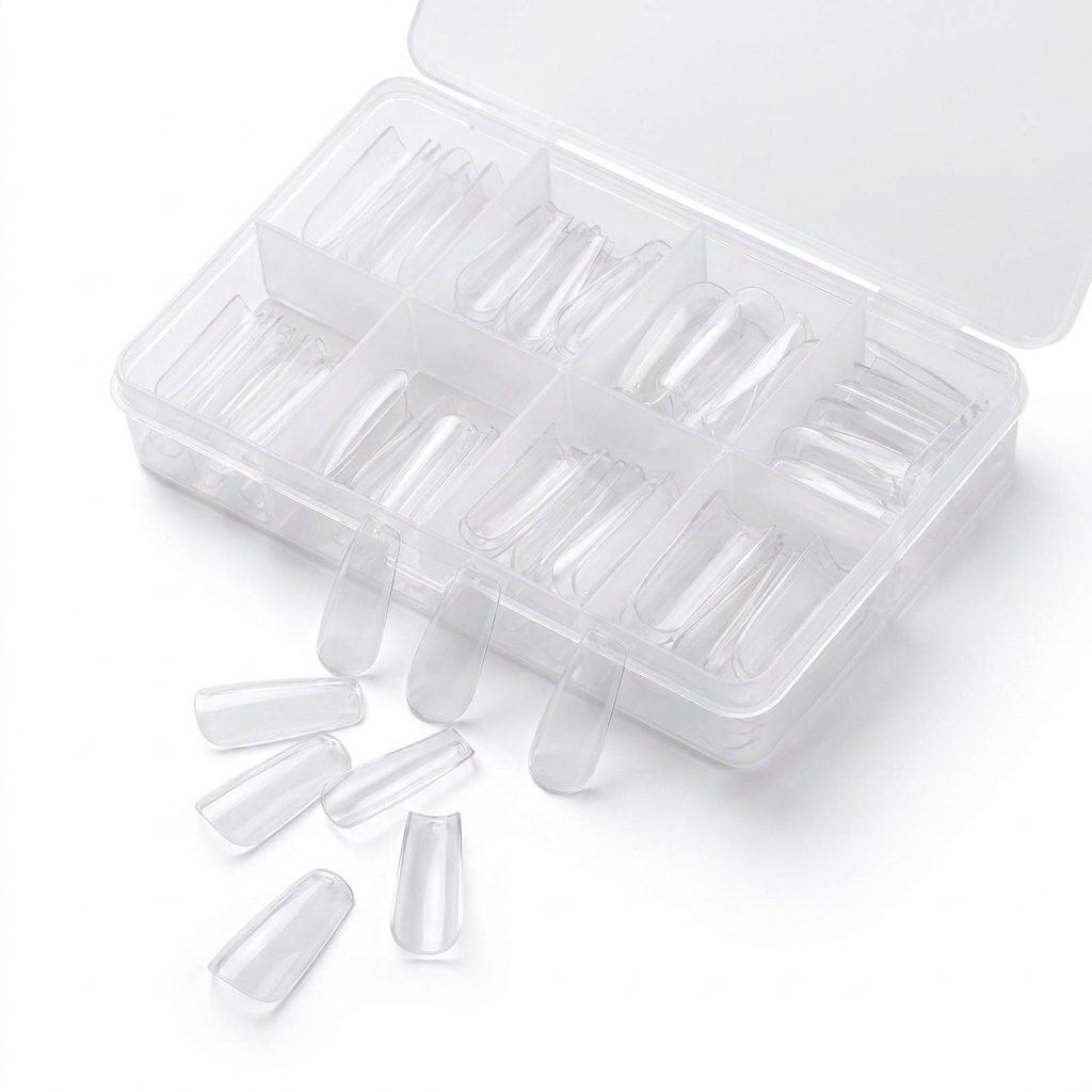 1000PCS Clear False Nail Tips