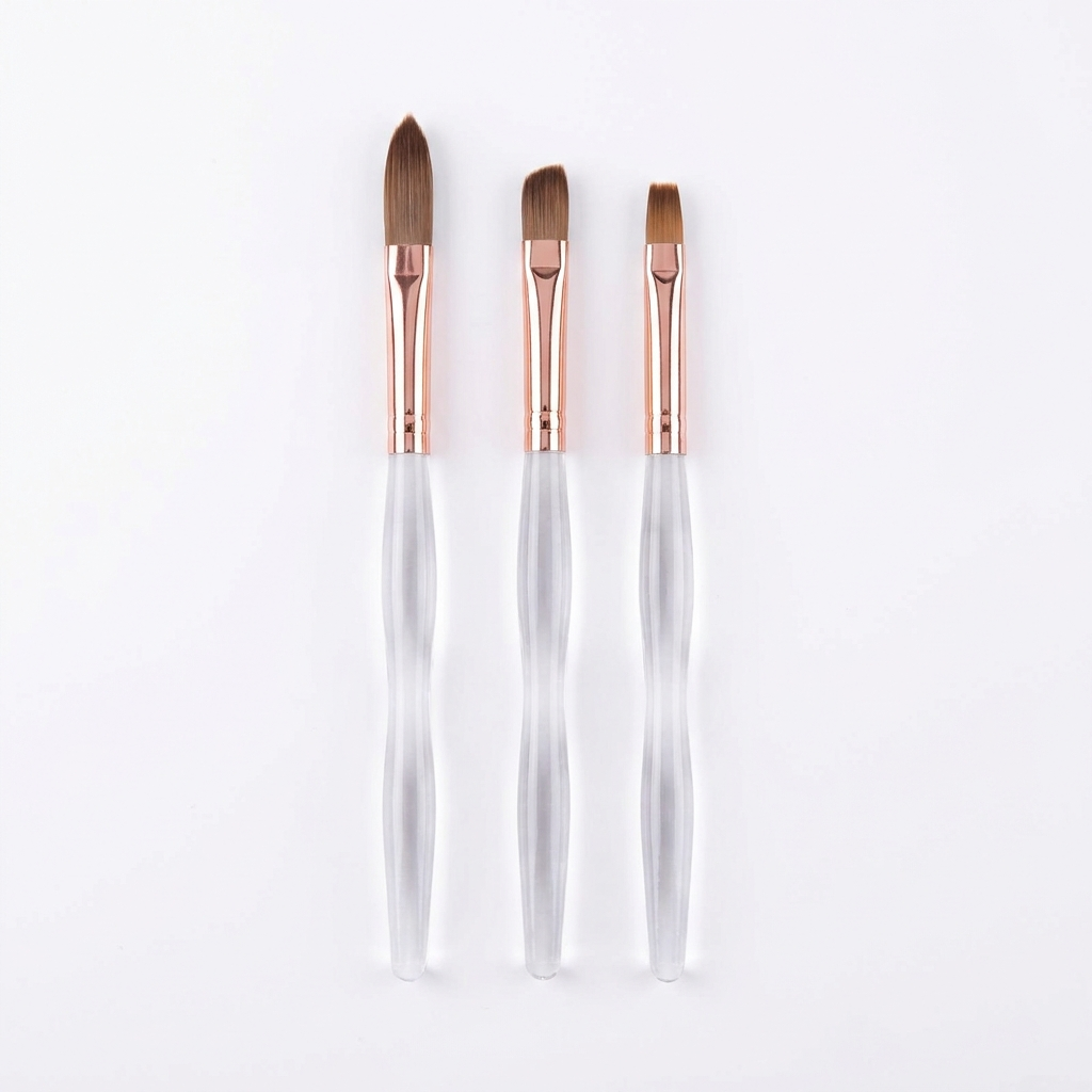 3PCS Acrylic Nail Brush Set