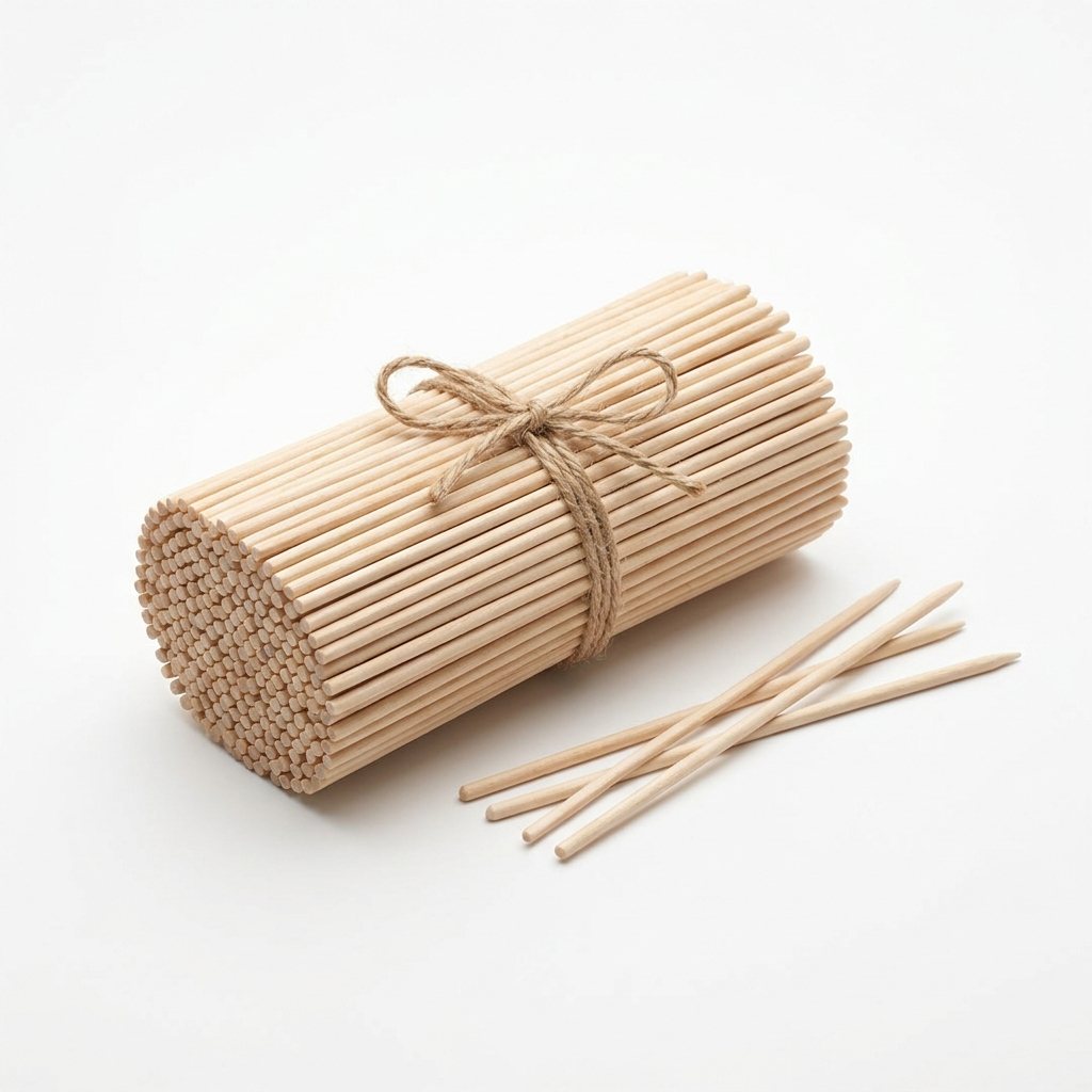200 Pcs Small Wooden Wax Sticks