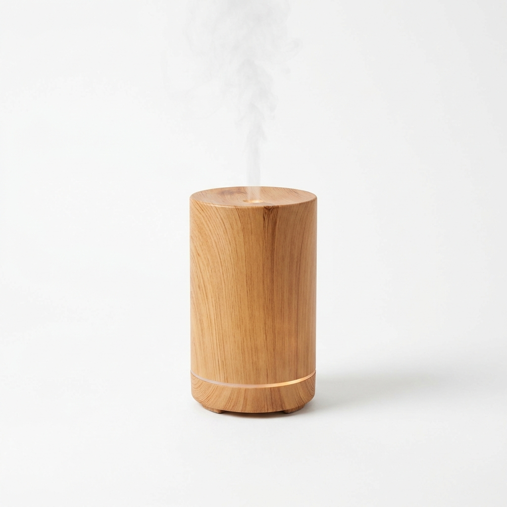 Premium 500 mL Wood-Grain Essential Oil Diffuser