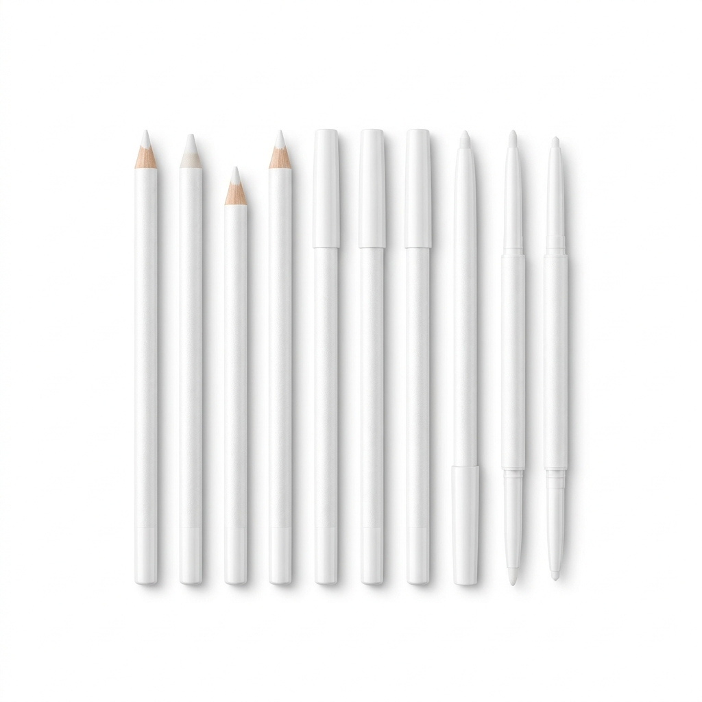 White Cosmetic Pencils