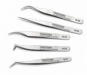5-Piece Precision Lash Tweezer Set