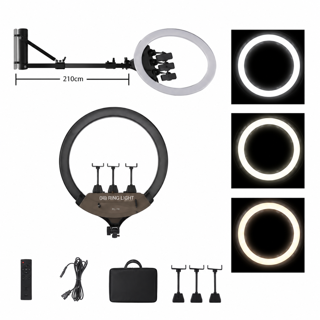 18-Inch Professional Ring Light