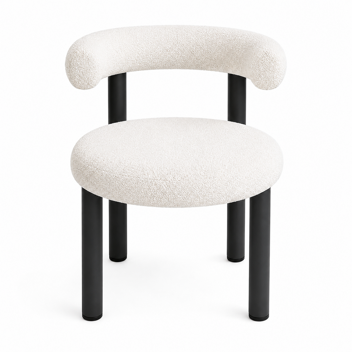 Cloud-Inspired Round Accent Chair