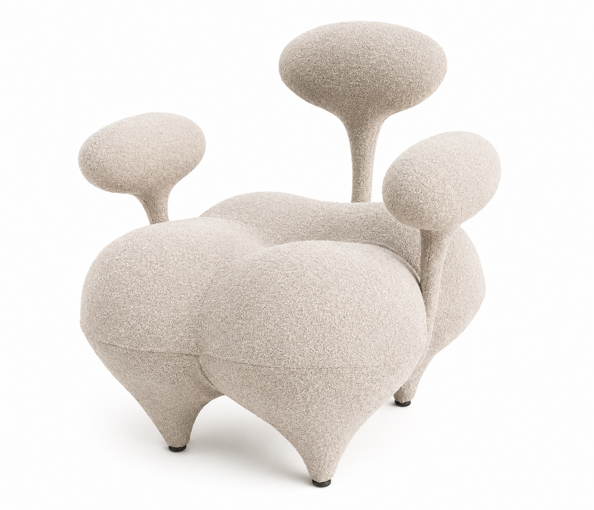 Sculptural Cloud Accent Chair