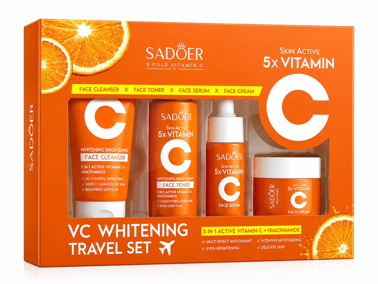 Vitamin C Travel Skincare Set