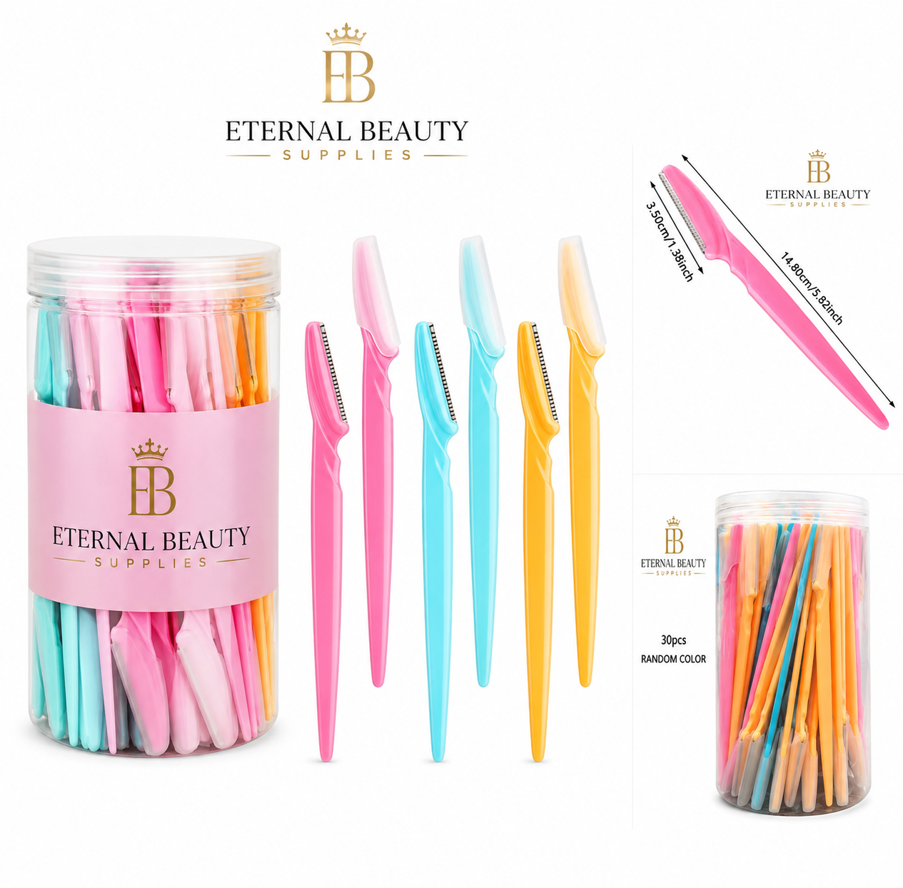Eternal Beauty Disposable Dermaplaning Blades – 30 Pack