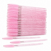 Pink Crystal Mascara Spoolie Brushes