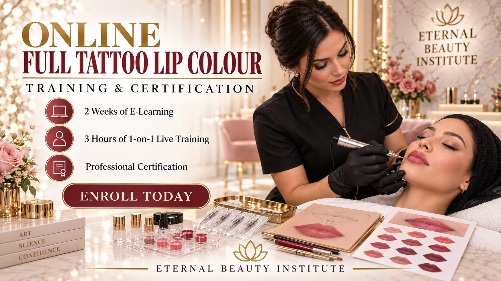 Online Tattoo Eyeliner Training & Certification — Eternal Beauty Institute