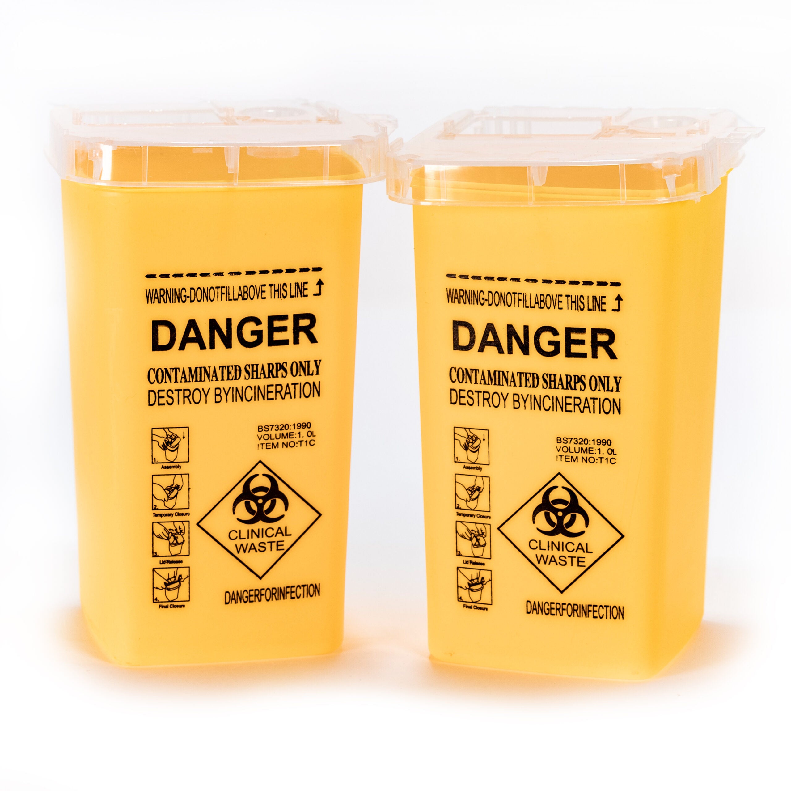 Sharps Container 2-pack
